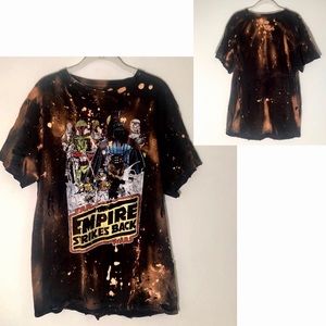 Graphic Bleached Distressed Star Wars Tee